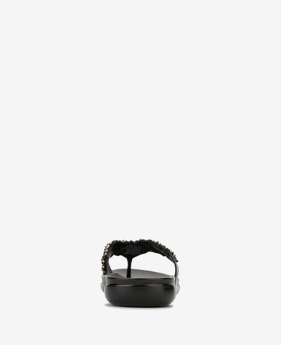 Shop Reaction Kenneth Cole Glam-athon Thong Sandal In Black