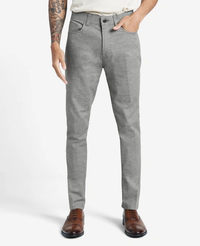 Kenneth Cole Stretch Slim Fit Flex Waistband Flat Front Chino Pant In String