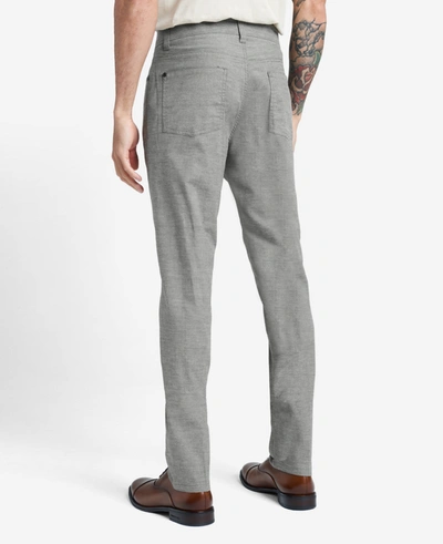 Kenneth Cole Stretch Slim Fit Flex Waistband Flat Front Chino Pant In String