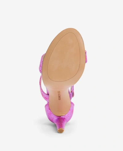 Kenneth Cole Brooke Cross Sandal Womens Suede Strappy Dress Sandals In Purple