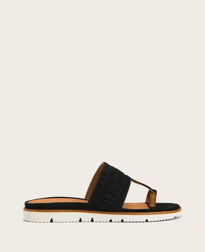 Shop Gentle Souls Lavern Lite Thong Braided Sandal In Black