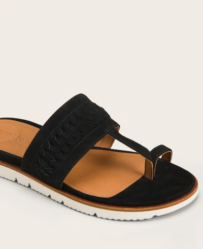 Shop Gentle Souls Lavern Lite Thong Braided Sandal In Black