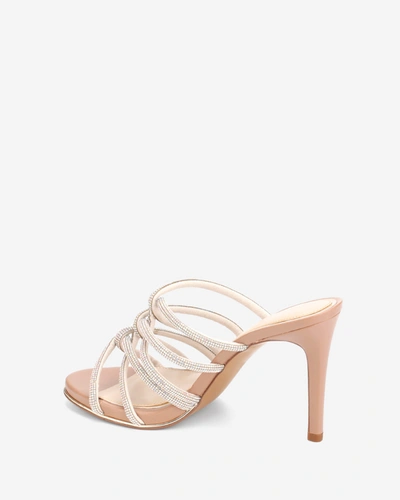 Kenneth Cole Brooke 95 Twisted Jeweled Heel In Silver