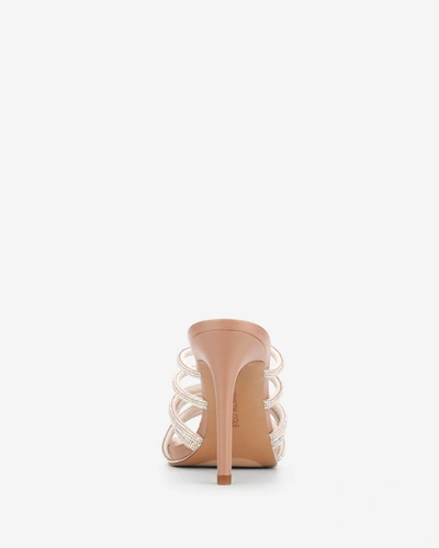 Kenneth Cole Brooke 95 Twisted Jeweled Heel In Silver