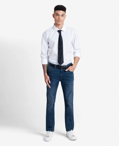 Kenneth Cole Slim-fit Recycled Stretch Denim Jean In Leroy - Medium Blue