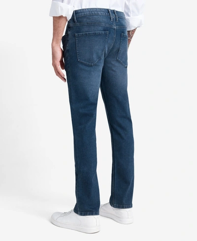 Kenneth Cole Slim-fit Recycled Stretch Denim Jean In Leroy - Medium Blue