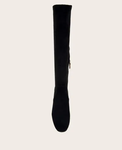 Gentle Souls Women's Ella Stretch Block Heel Boots In Black