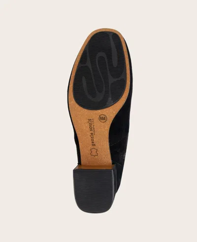 Gentle Souls Women's Ella Stretch Block Heel Boots In Black