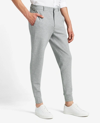 Kenneth Cole Tailored Stretch Joggers Pant In Heather,grey