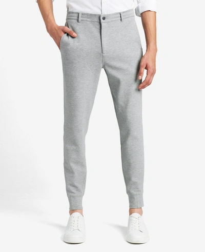 Shop Kenneth Cole Tailored Stretch Joggers Pant In Heather,grey