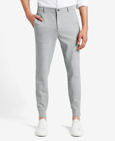 Kenneth Cole Tailored Stretch Joggers Pant In Heather,grey