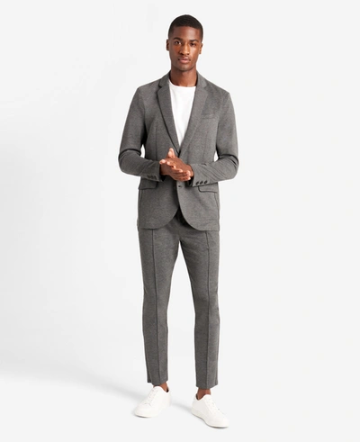 Kenneth Cole Knit Tailored Jacket In Black