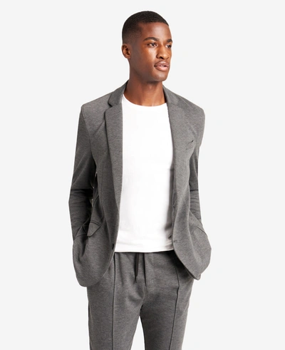 Shop Kenneth Cole Knit Tailored Jacket In Black