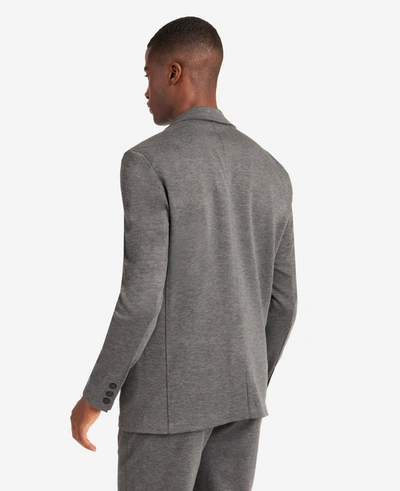 Shop Kenneth Cole Knit Tailored Jacket In Black