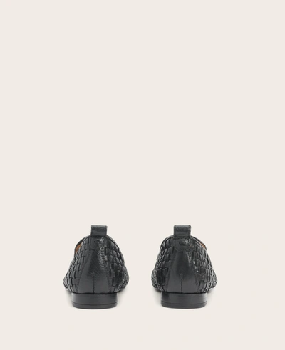 Shop Gentle Souls Morgan Woven Loafer In Black