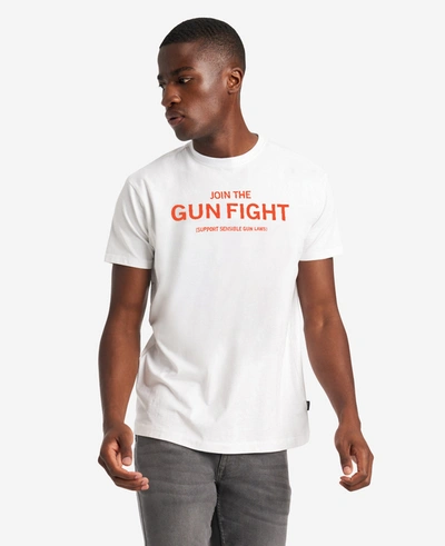 Shop Kenneth Cole Site Exclusive! Join The Gun Fight T-shirt In White