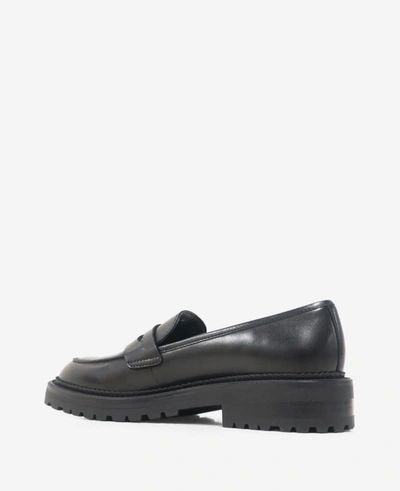 Shop Kenneth Cole Fatima Loafer In Black Leather
