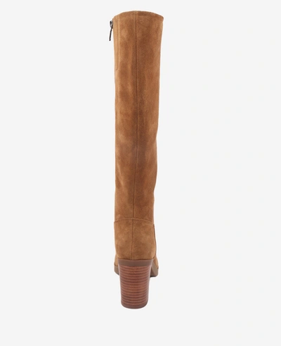 Shop Kenneth Cole Veronica Tall Knee Boot In Tobacco Suede