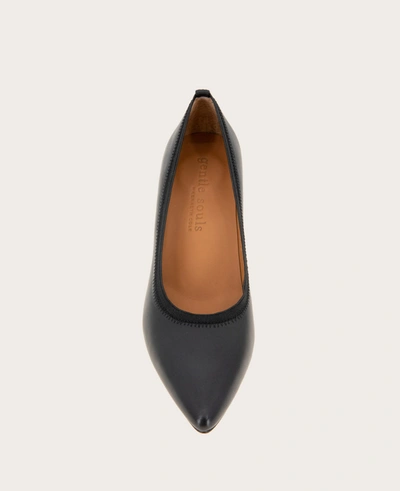 Gentle Souls Dionne Leather Heel In Black