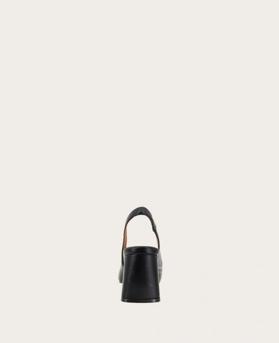 Gentle Souls Dionne Leather Slingback Heel In Black