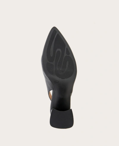 Gentle Souls Dionne Leather Slingback Heel In Black