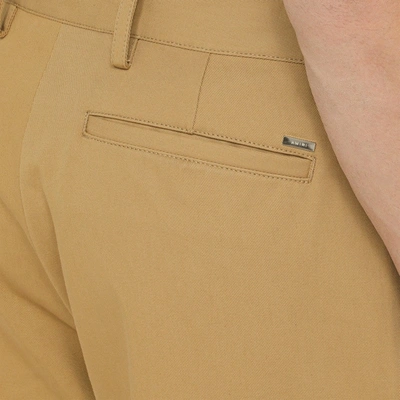 Shop Amiri Beige Cotton Trousers Men In Brown