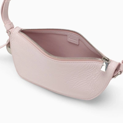 Shop Burberry Small Shield Pink Leather Bag Women