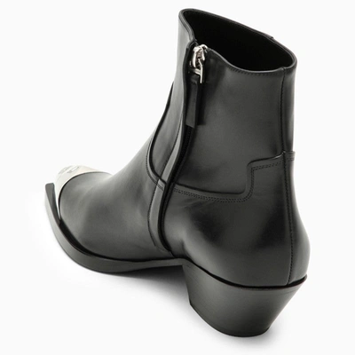 Shop Givenchy Black Leather Western Boot Women