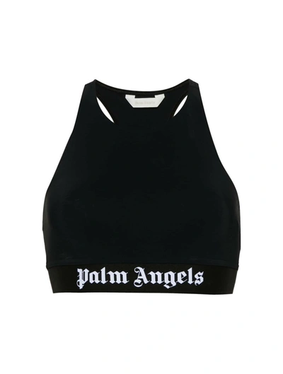 Shop Palm Angels Vest & Tank Tops In Black