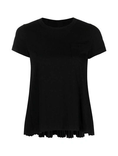 Shop Sacai T-shirts In Black