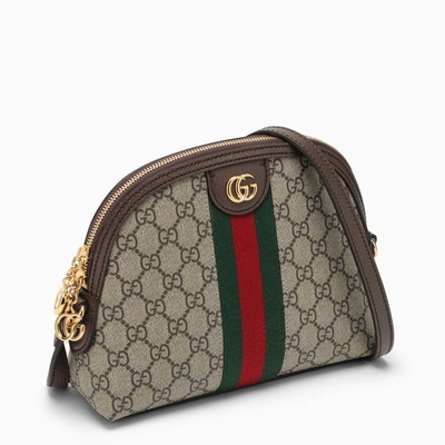Shop Gucci Small Ophidia Gg Shoulder Bag Women In Cream