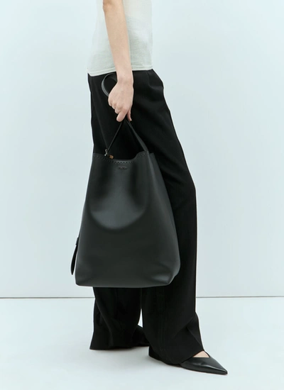 Shop Max Mara Women Medium Archetipo Shopping Bag In Black