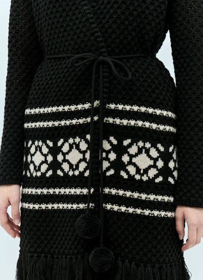 Shop Max Mara Women Wool And Cashmere Cardigan In Black