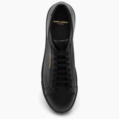 Shop Saint Laurent Andy Low-top Sneakers In Black Leather Men