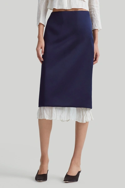 Shop Altuzarra 'fannie' Skirt In Berry Blue