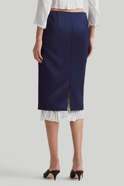Shop Altuzarra 'fannie' Skirt In Berry Blue