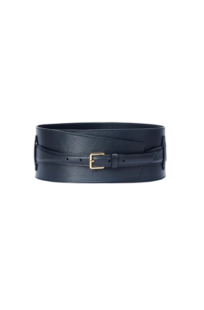 Shop Altuzarra 'wrap' Belt In Black