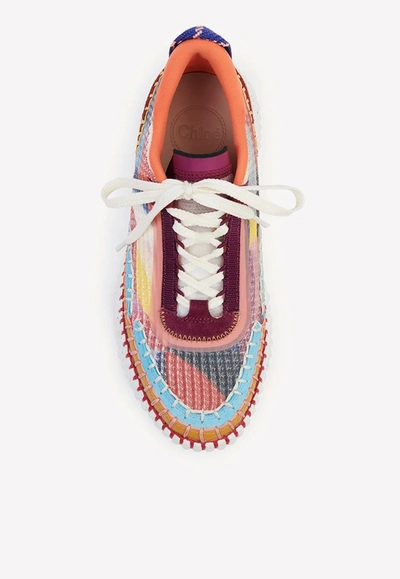 Shop Chloé Caroline Denervaud Nama Sneakers In Multicolor