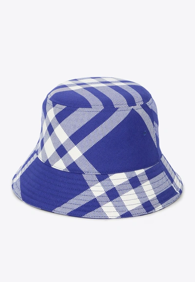 Burberry Wool Bucket Hat In Blue