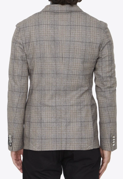 Tonello Beige Wool Jacket In Gray