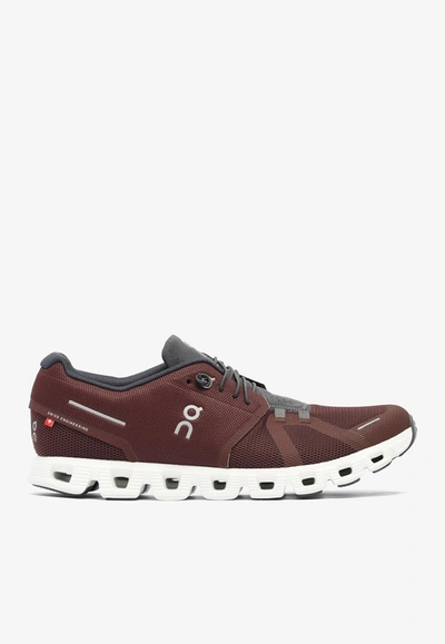 On Running Cloud 5 Running Sneakers In Burgundy
