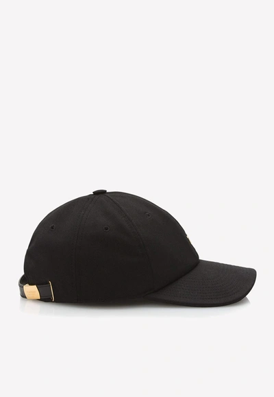 Tom Ford Logo-embellished Baseball Cap In Black