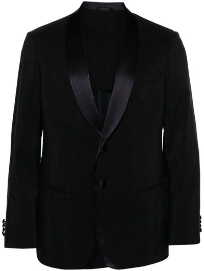 Shop Giorgio Armani Soho Tuxedo Jacket Clothing