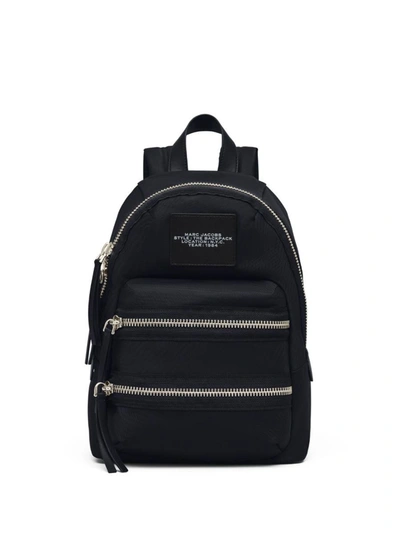 Shop Marc Jacobs The Biker Nylon Medium Backpack Bags In Black