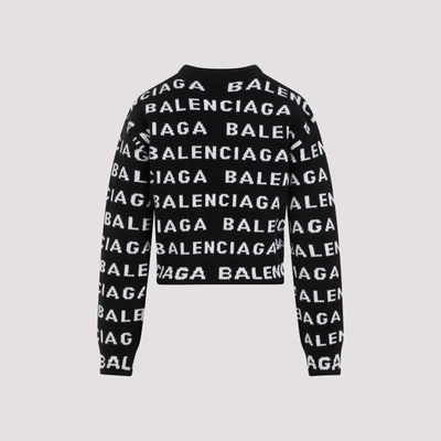 Shop Balenciaga Wool Pullover Sweater In Black