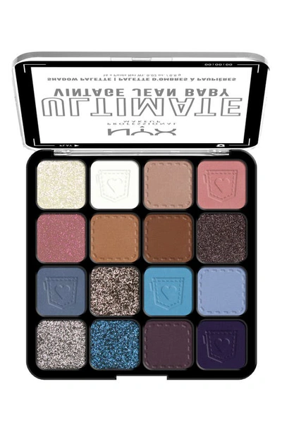 Nyx Ultimate Eyshadow Palette In Vintage Jean Baby