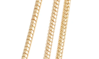Shop Nordstrom Rack Three Tier Drape Chain Necklace In Gold