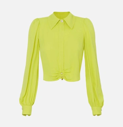 Shop Elisabetta Franchi Shirts In Yellow