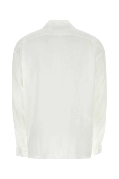 Shop Prada Shirts In White