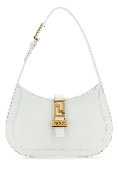 Shop Versace Handbags. In Opticalwhitegold